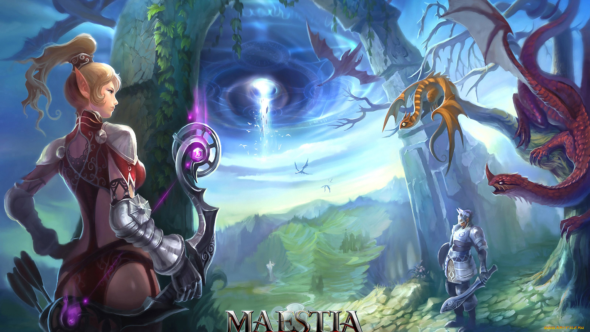 maestia, artwork, видео, игры