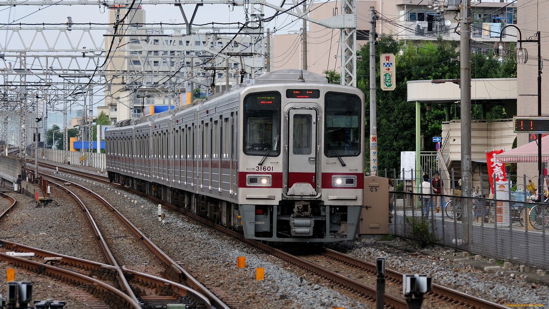 техника, электрички, рельсы, электричка