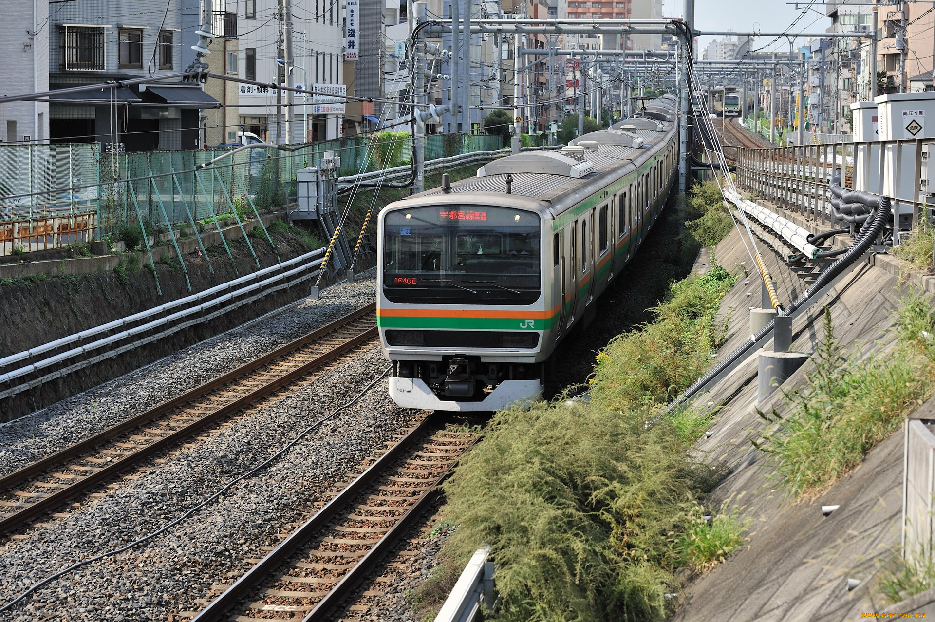 техника, электрички, рельсы, скорость