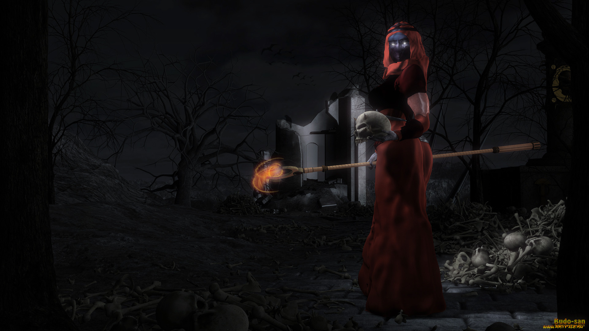 3д, графика, horror, ужас, field, of, the, dead