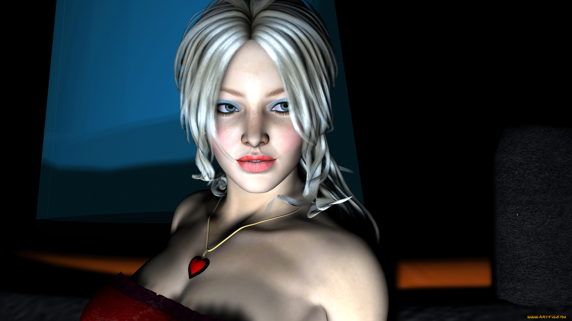 3д, графика, portraits, портрет, взгляд, лицо, глаза, губы