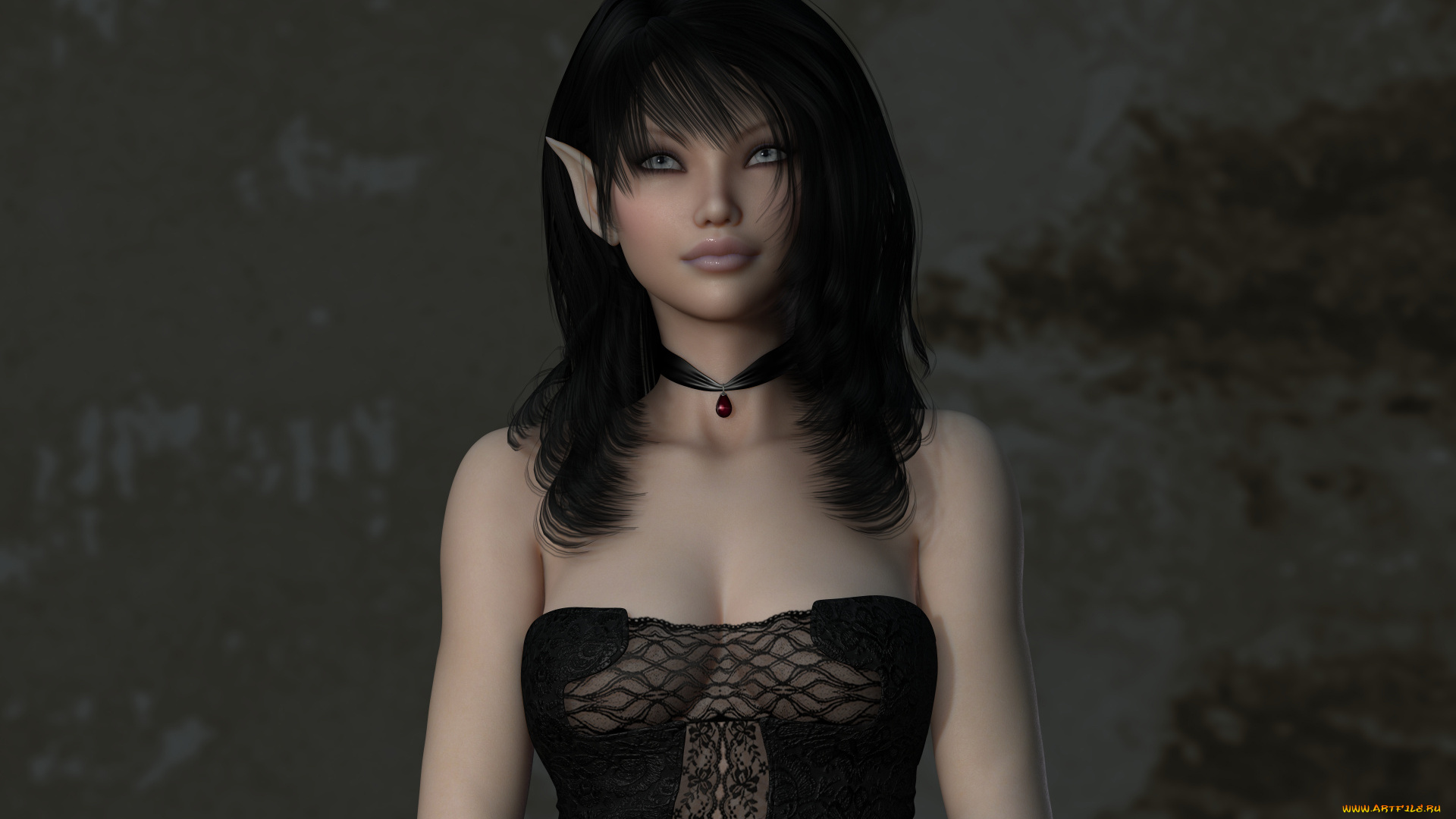 felicia, by, metalhed13, 3д, графика, elves, эльфы, рендер, девушки