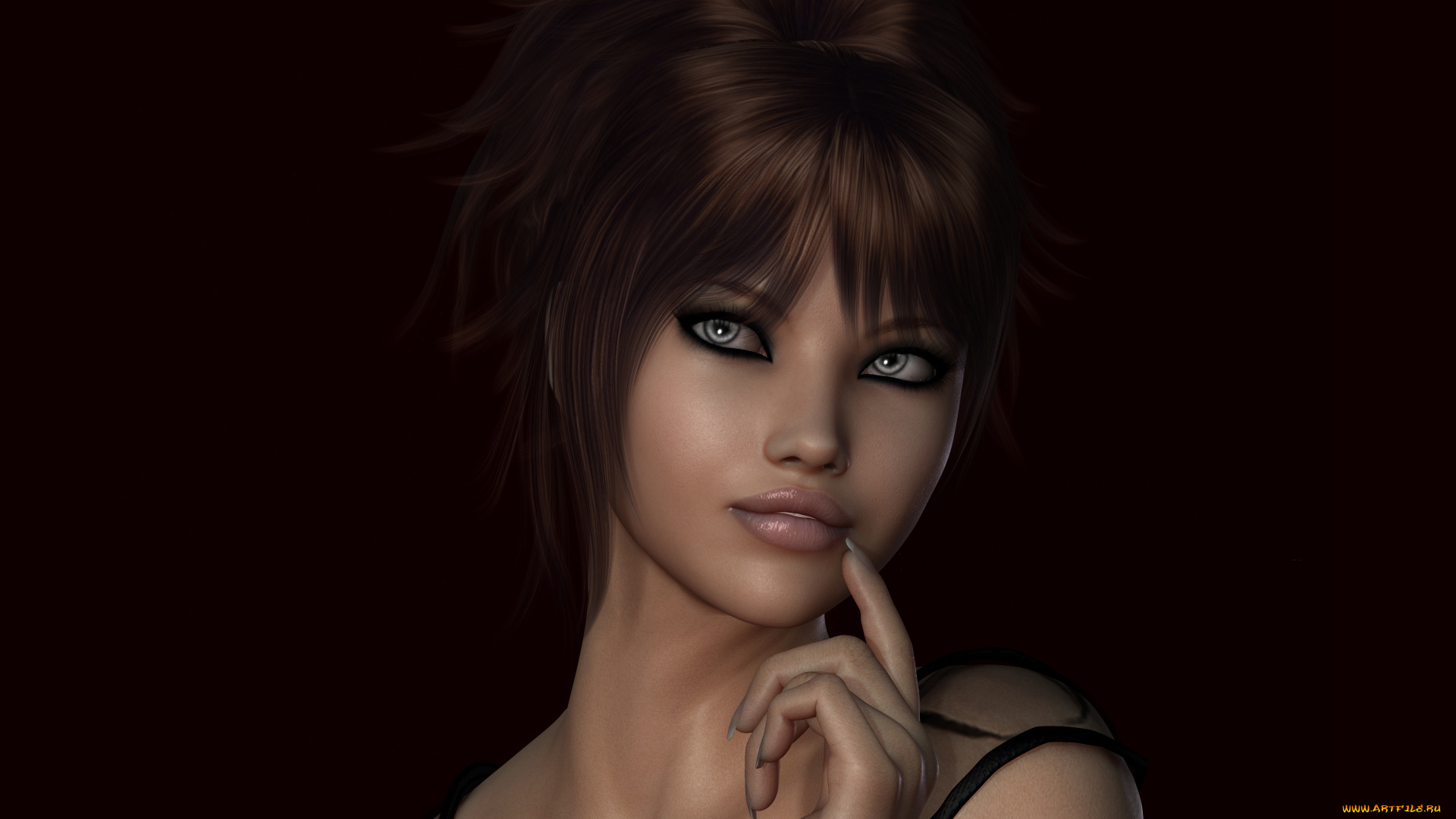 meena, by, metalhed13, 3д, графика, people, люди, рендер, девушка