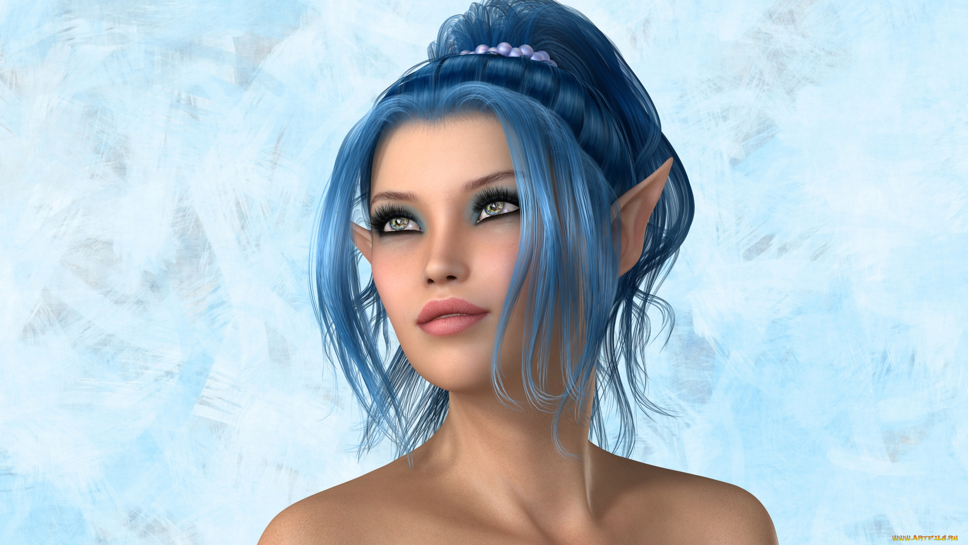 rina, by, metalhed13, 3д, графика, elves, эльфы, девушка