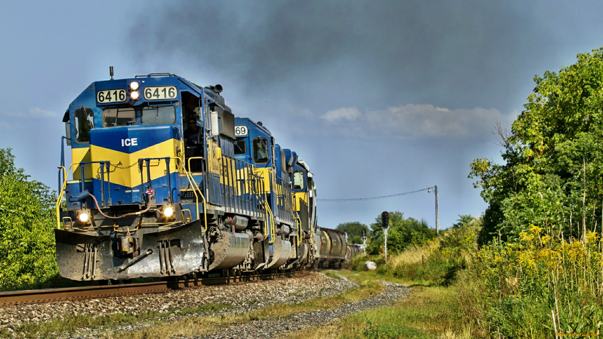 техника, локомотивы, цистерны, рельсы, железная, дорога