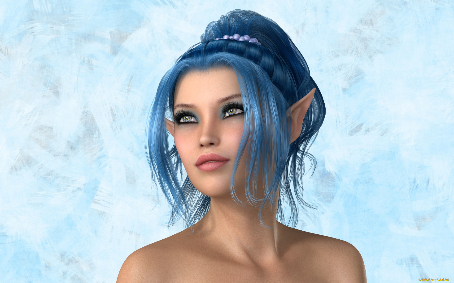 rina, by, metalhed13, 3д, графика, elves, эльфы, девушка