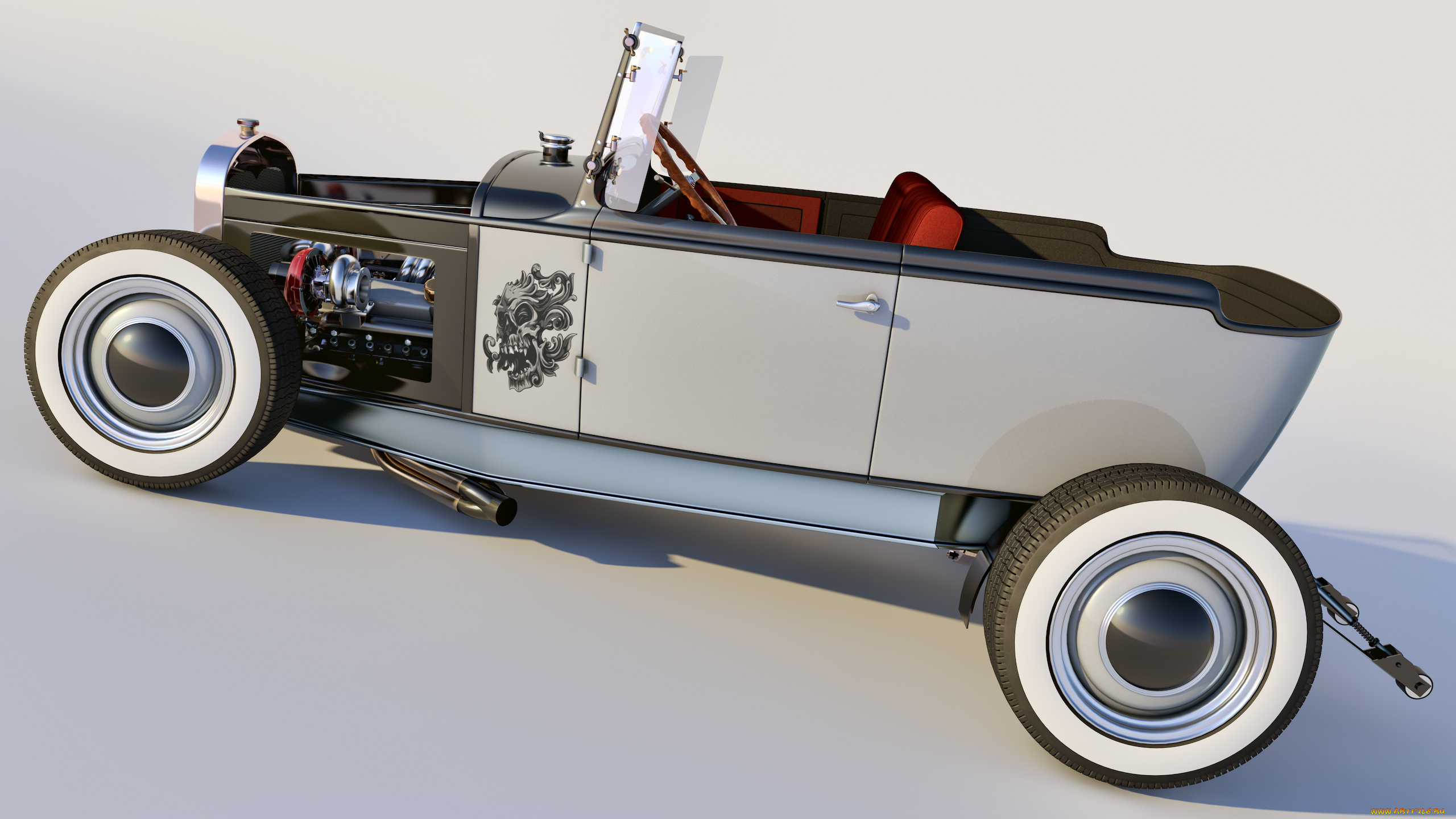 автомобили, 3д, ford, 1930