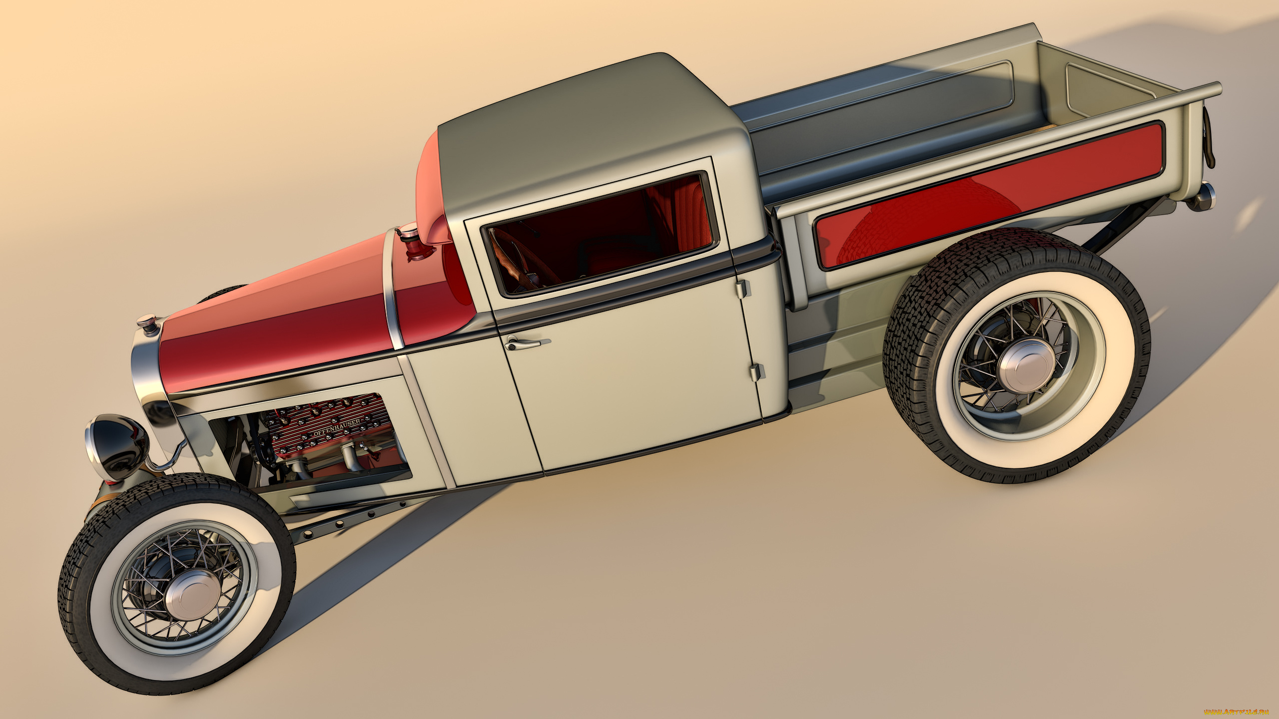 автомобили, 3д, ford, 1930