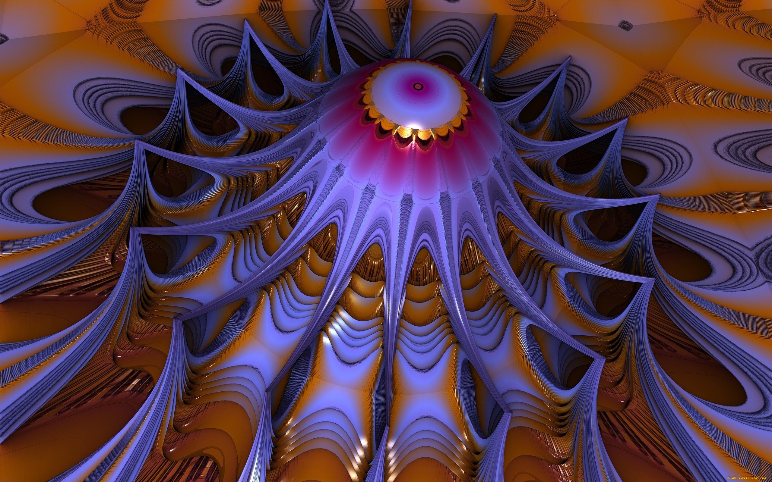 3д, графика, fractal, фракталы, фон, цвета, узор