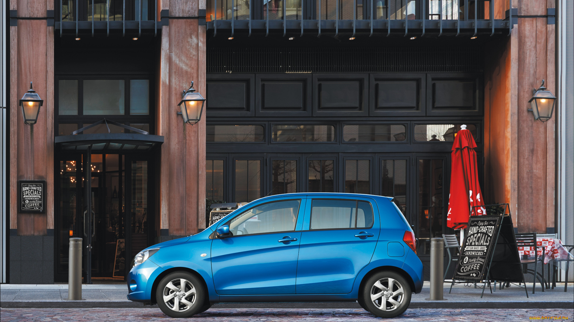 автомобили, suzuki, celerio, 2014г, синий