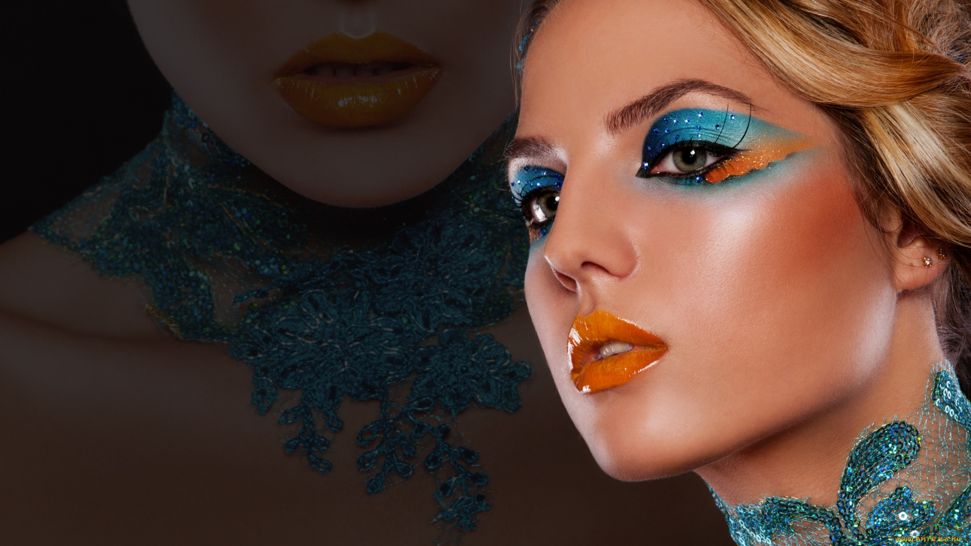 девушки, -unsort, , лица, , портреты, девушка, модель, стиль, макияж, тени, ресницы, губы, фон