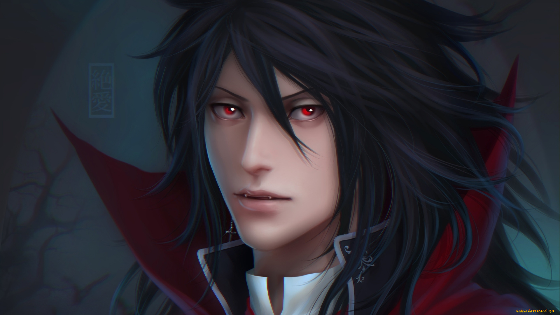 фэнтези, вампиры, dracula, halloween, vampire, uchiha, naruto, anime, madara