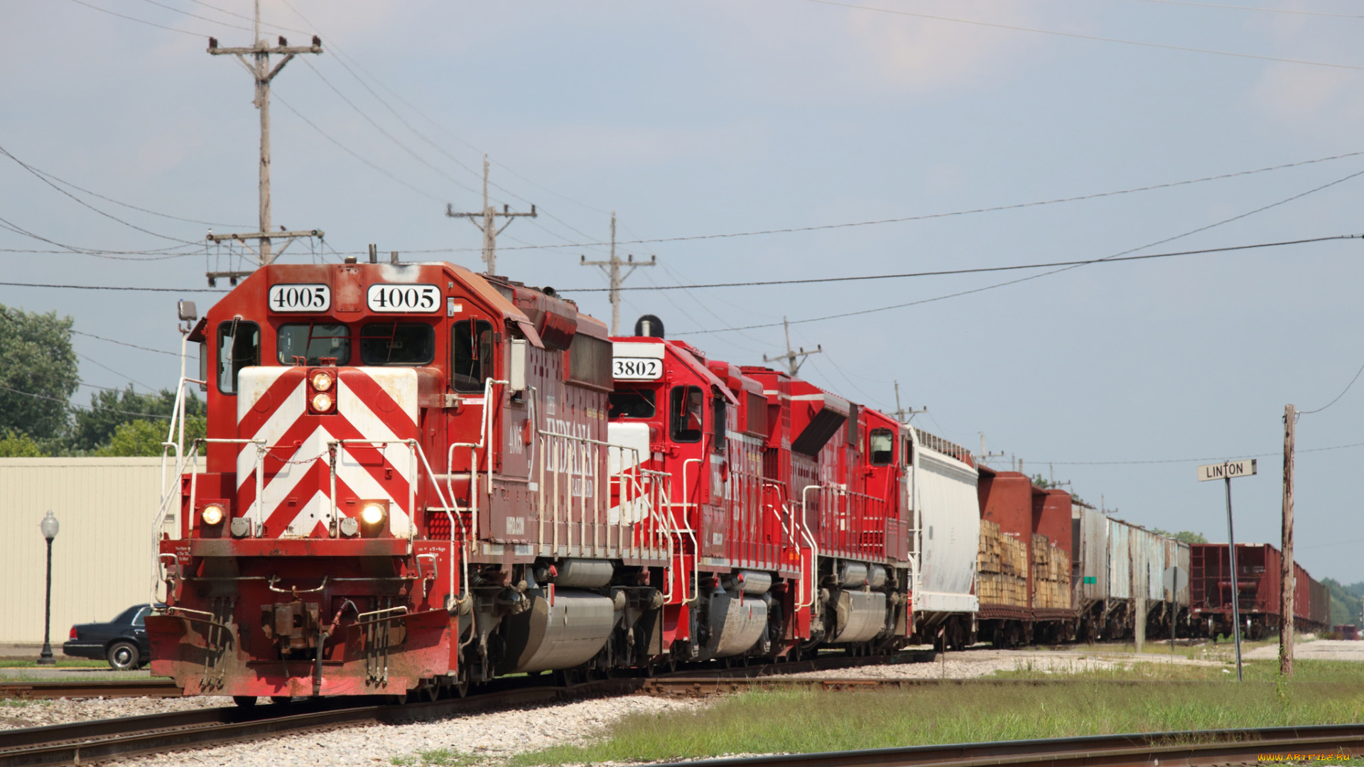 техника, поезда, железная, дорога, локомотив, состав