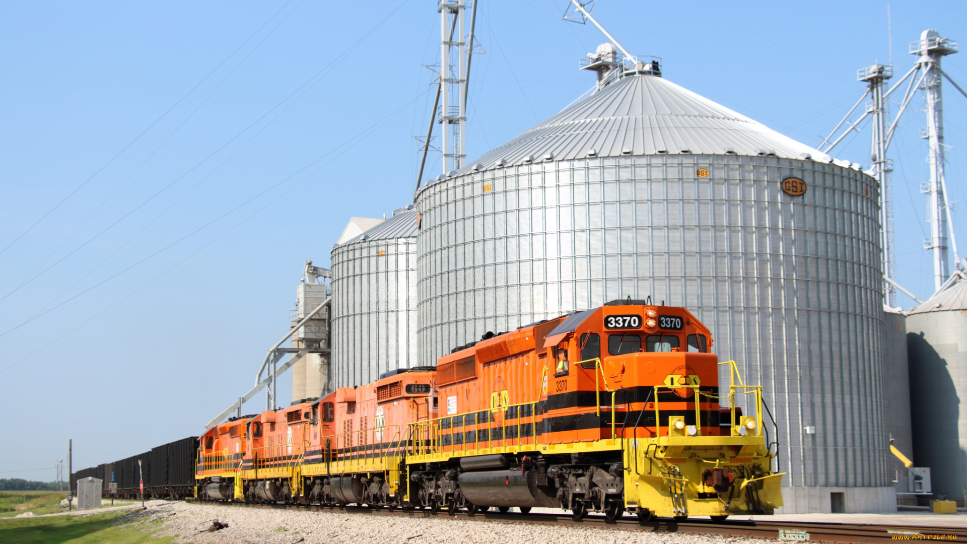 техника, поезда, железная, дорога, локомотив, состав