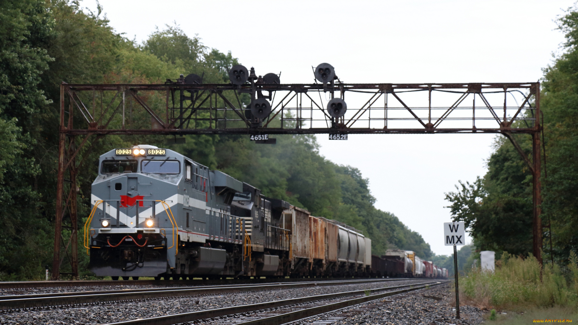 техника, поезда, железная, дорога, локомотив, состав