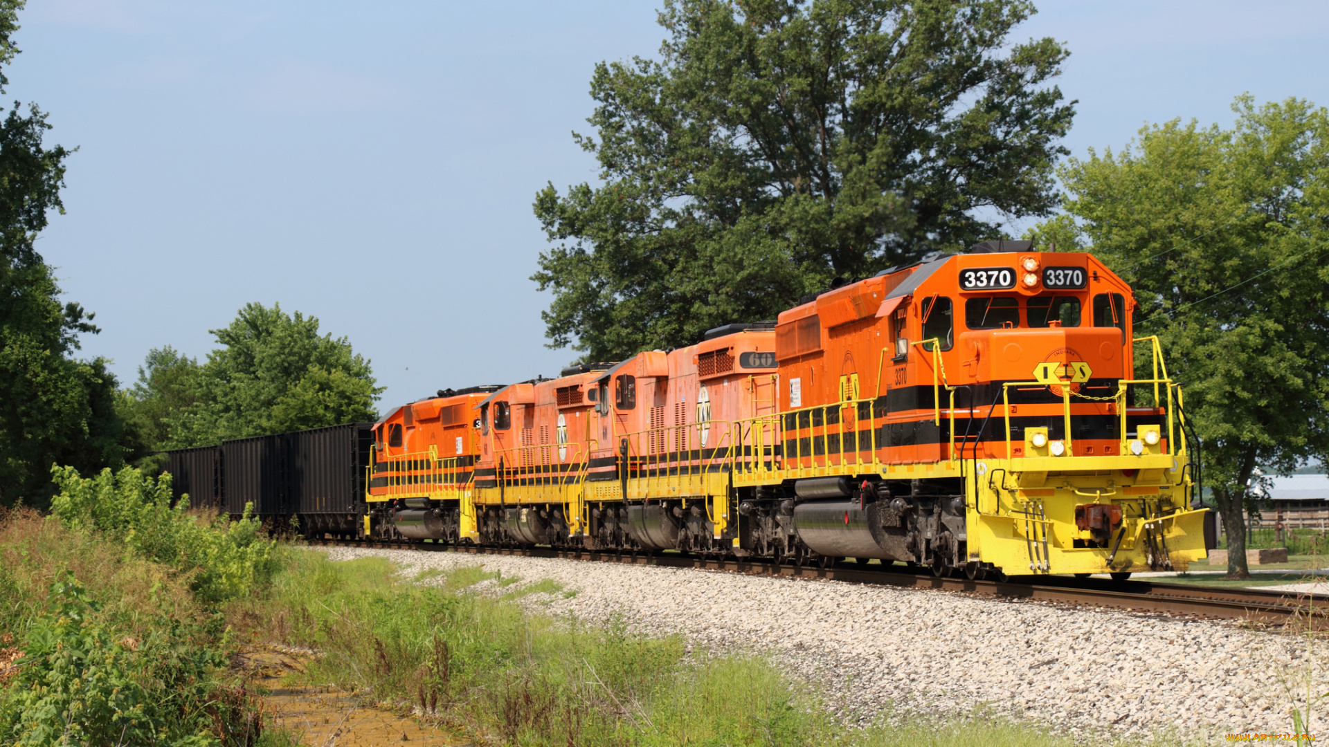 техника, поезда, железная, дорога, локомотив, состав