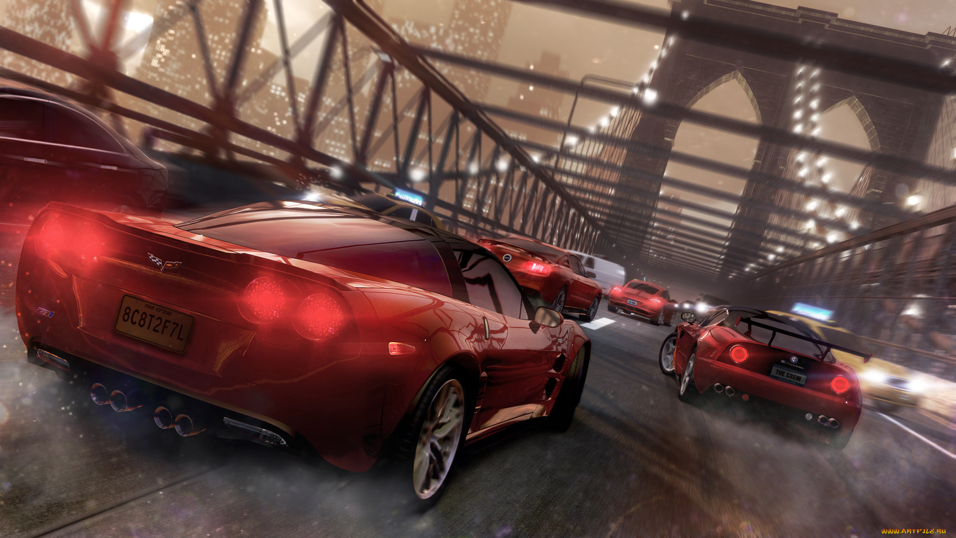 видео, игры, the, crew, симулятор, гонки, crew, the