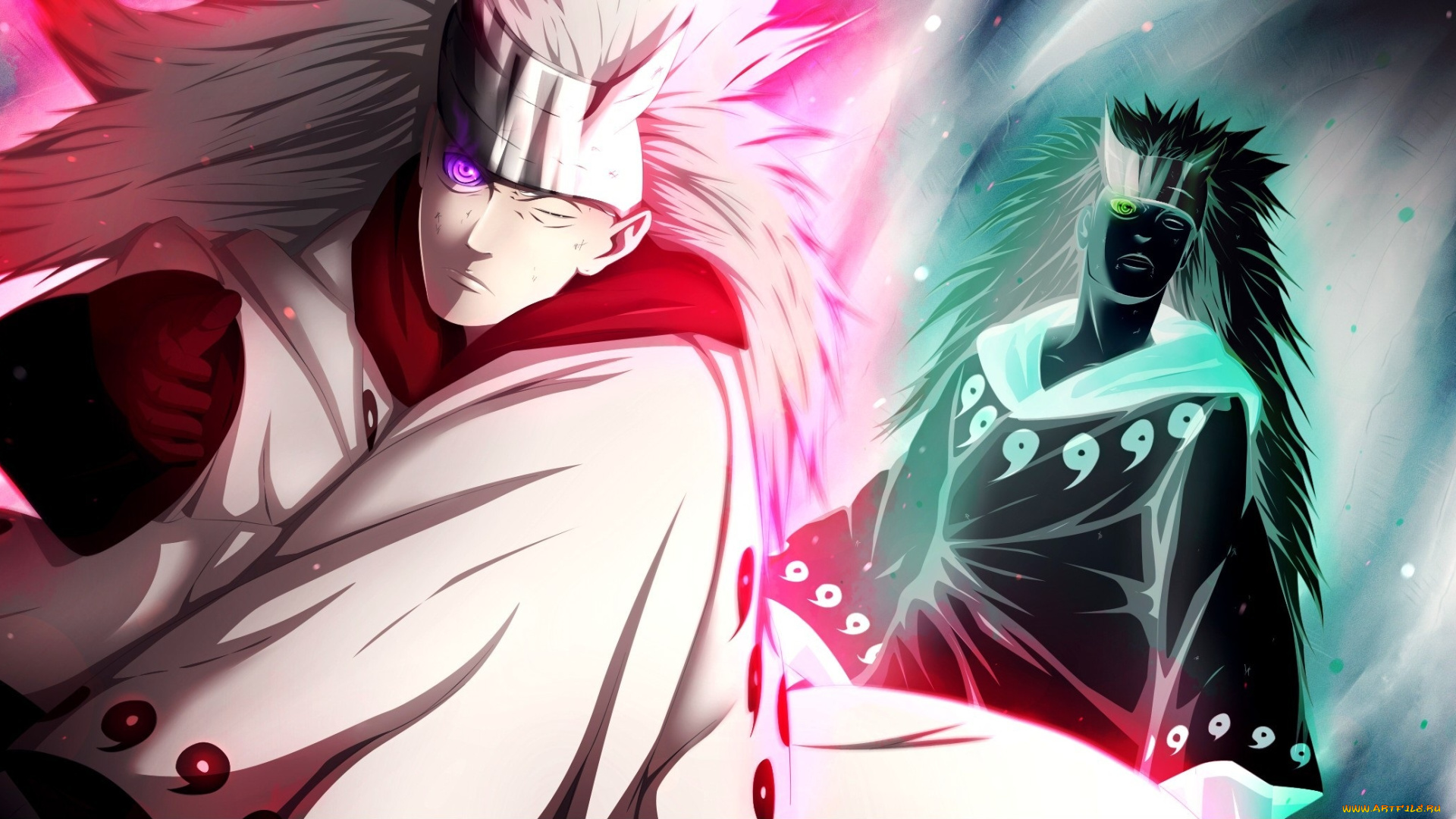 аниме, naruto, uchiha, madara, by, kortrex, shippuden