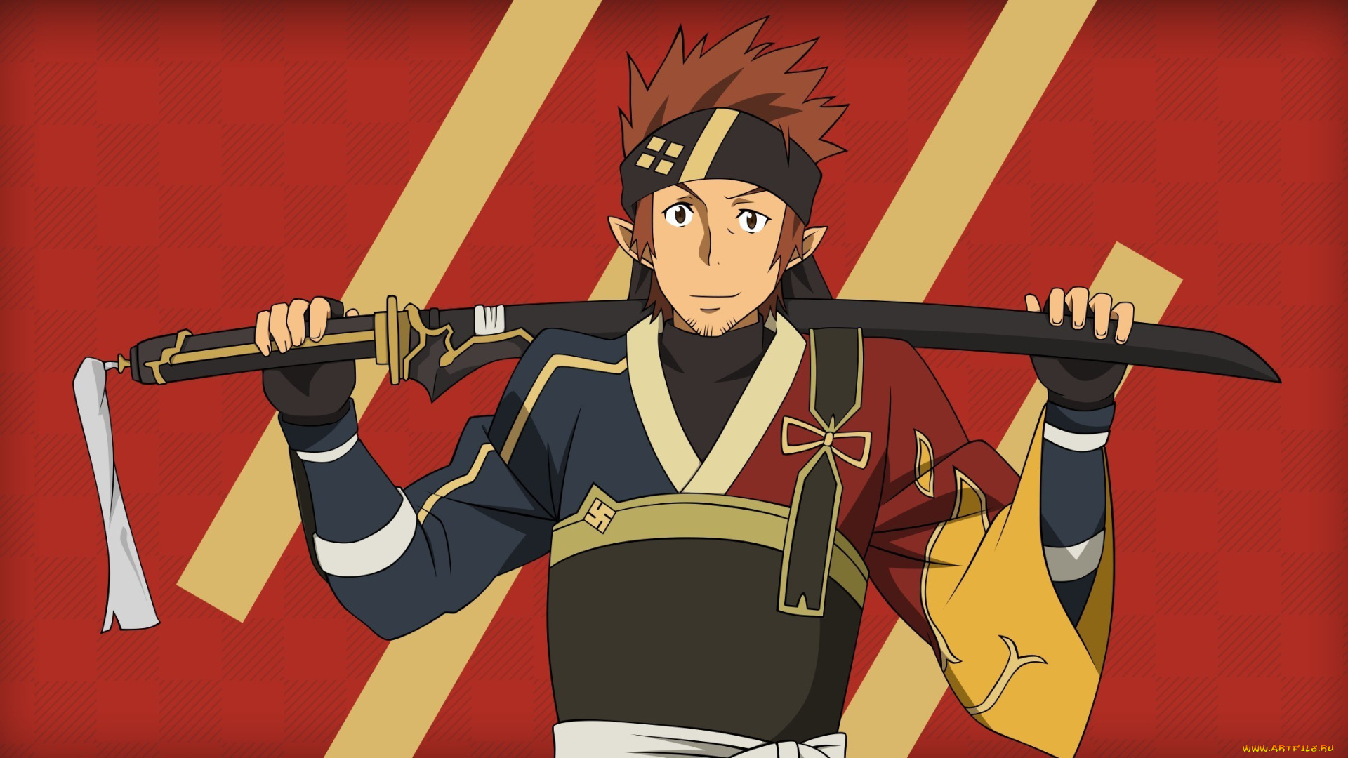 аниме, sword, art, online, klein, by, kurodoppelganger, sword, art, online