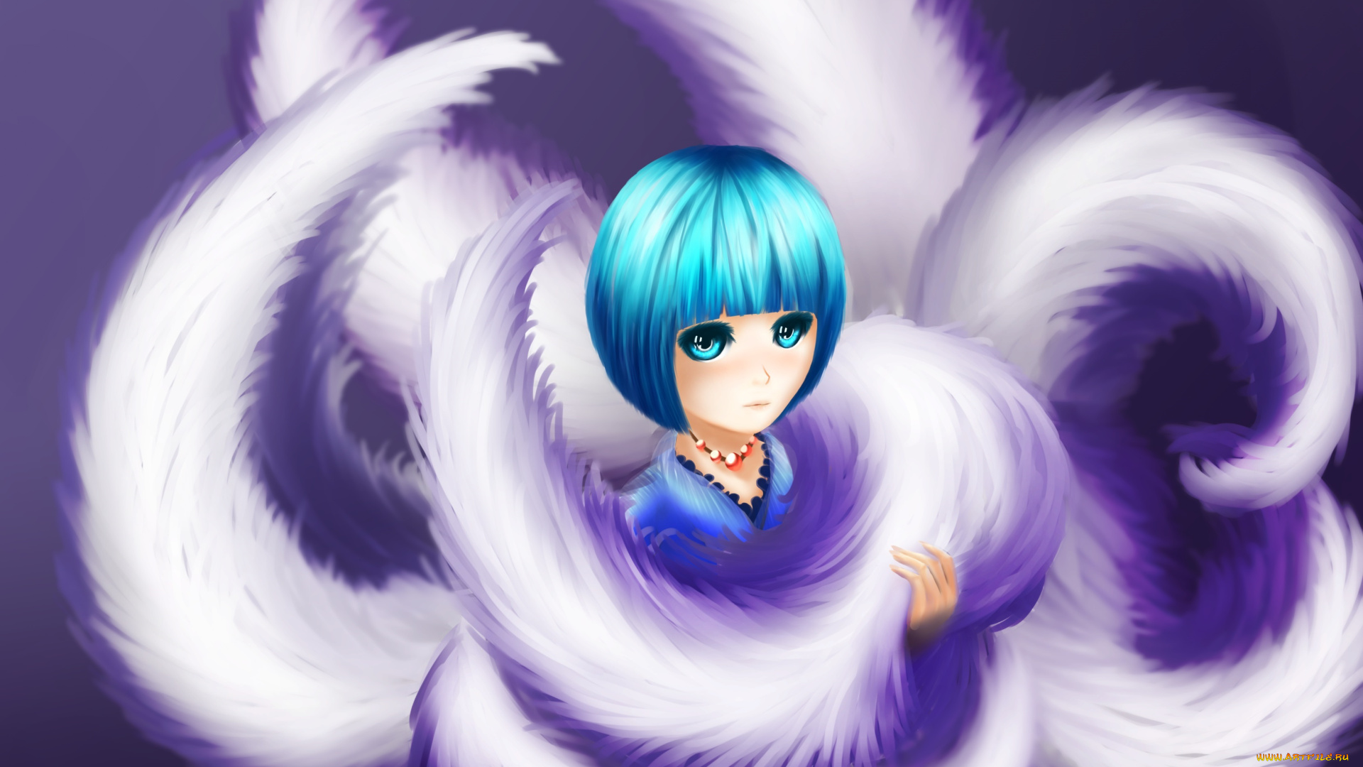 аниме, unknown, , другое, девушка, арт, взгляд