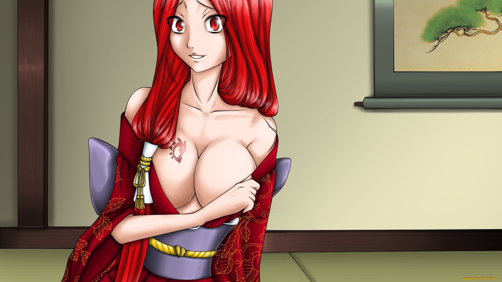 разное, арты, фон, взгляд, девушка