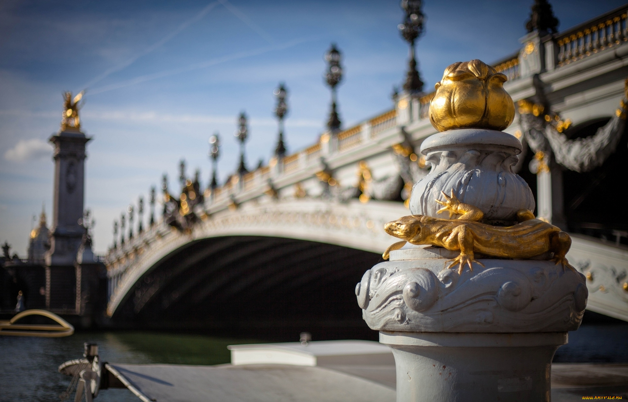 разное, элементы, архитектуры, europe, france, pont, alexandre, iii