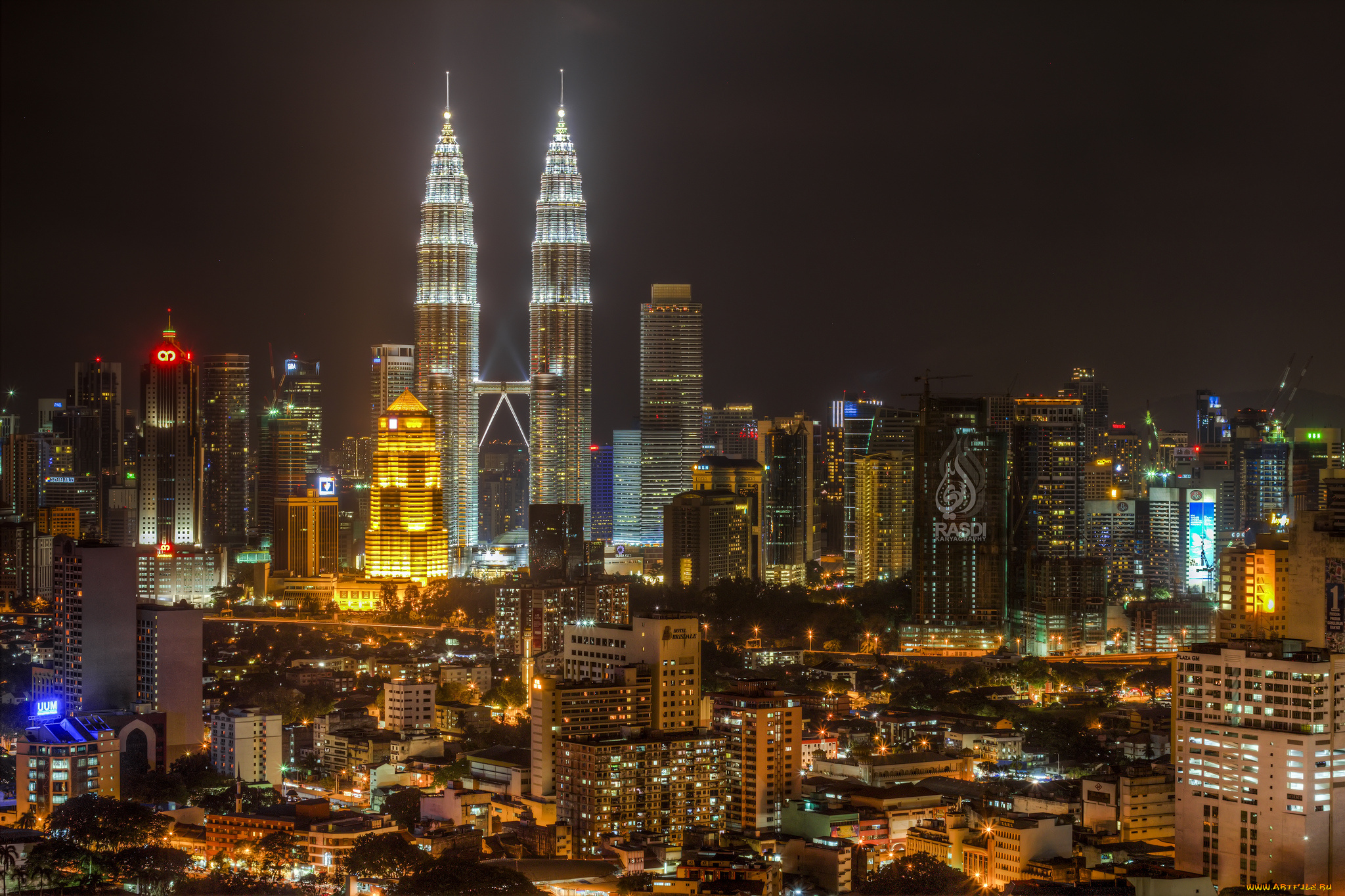 kuala, lumpur, города, куала-лумпур, , малайзия, башни, близнецы