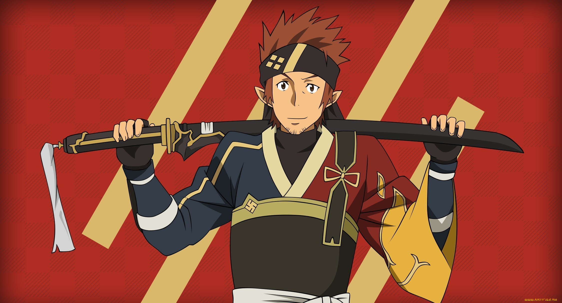 аниме, sword, art, online, klein, by, kurodoppelganger, sword, art, online