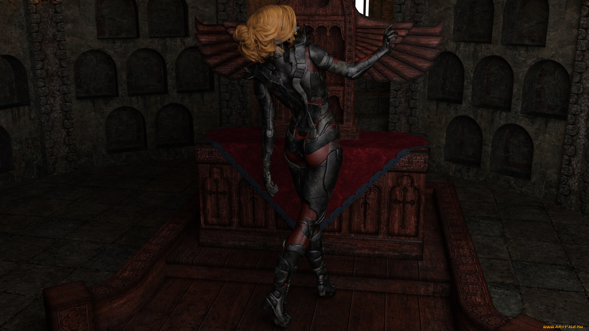 3д, графика, фантазия, , fantasy, девушка, взгляд, фон