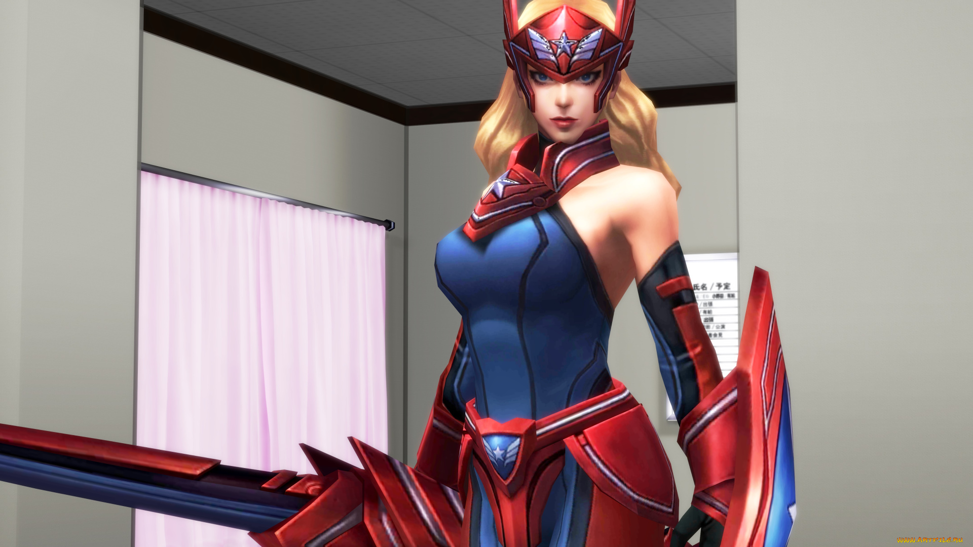 3д, графика, фантазия, , fantasy, фон, взгляд, девушка