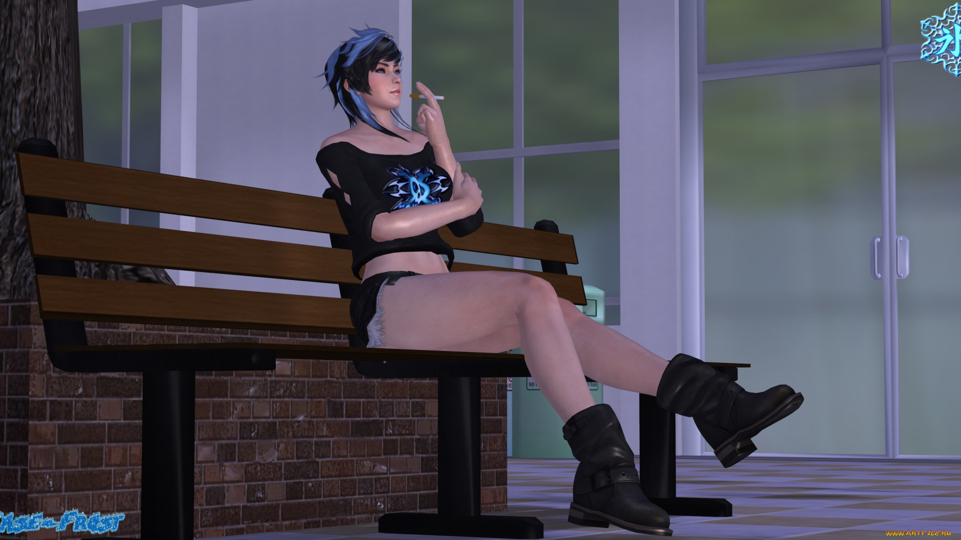 3д, графика, люди, , people, девушка, взгляд, фон