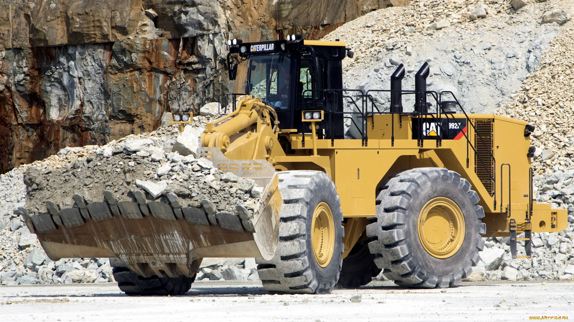 техника, фронтальные, погрузчики, caterpillar