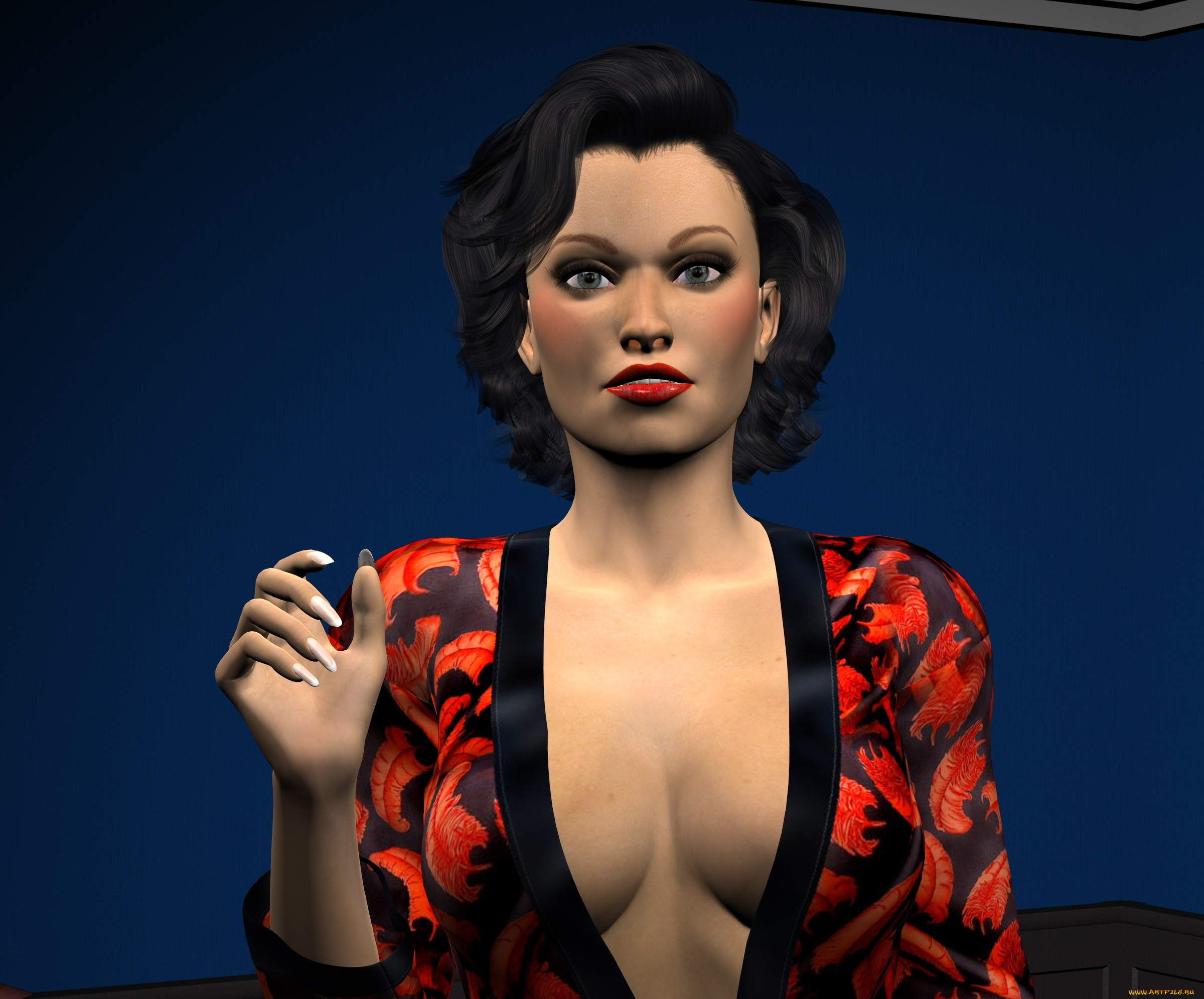 3д, графика, люди, , people, девушка, взгляд, фон