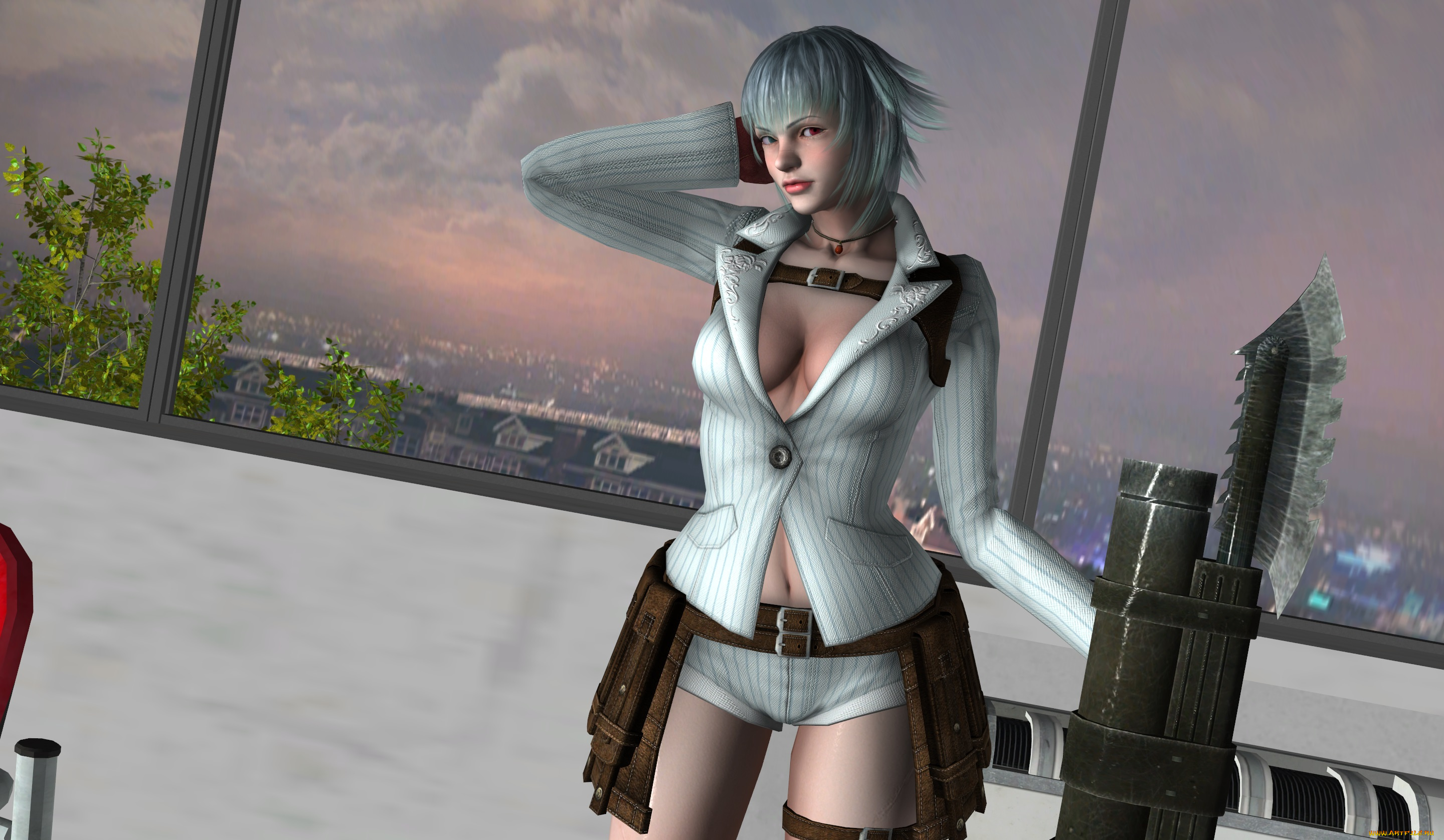 3д, графика, люди, , people, девушка, взгляд, фон