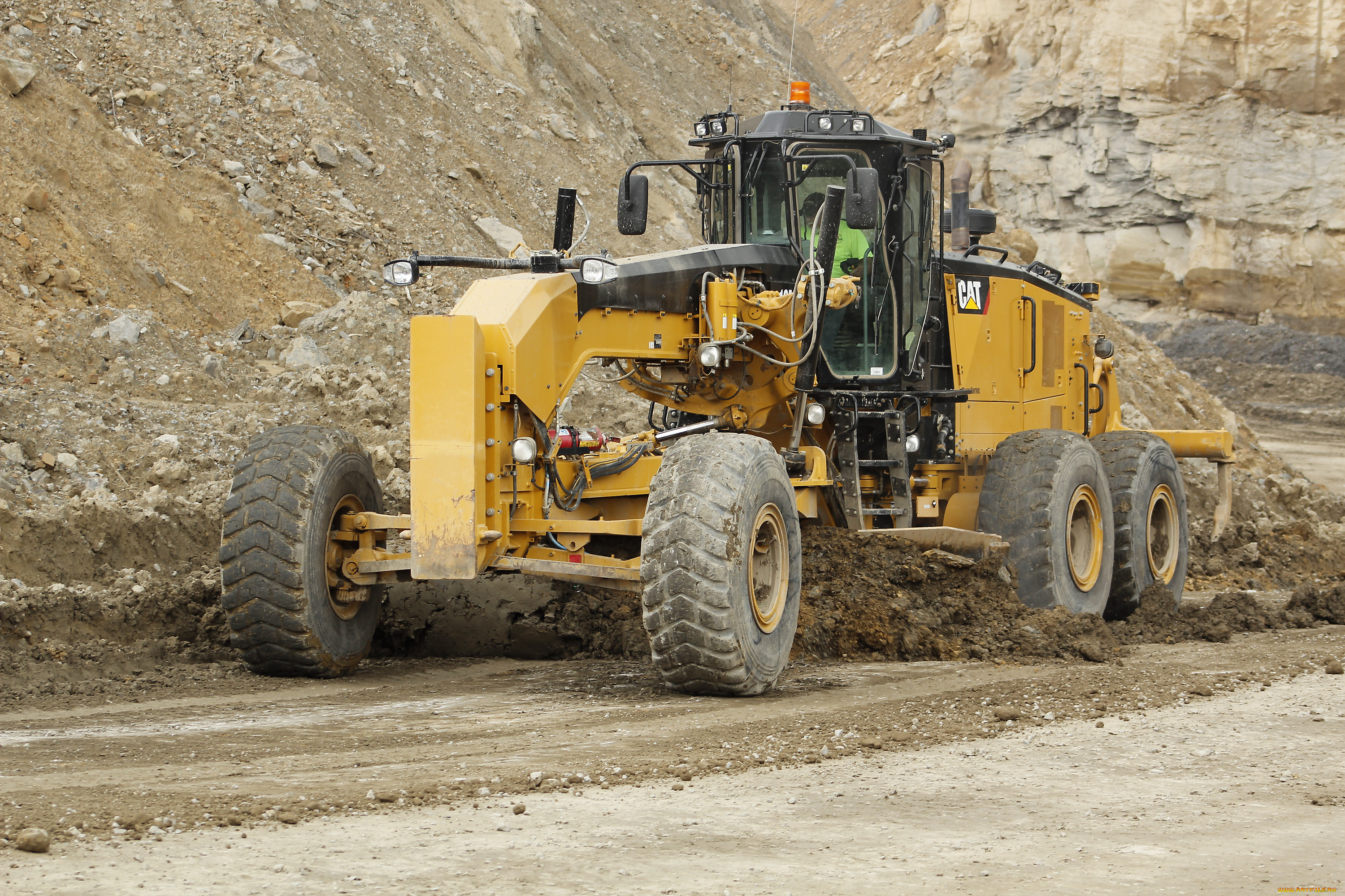 техника, грейдеры, caterpillar