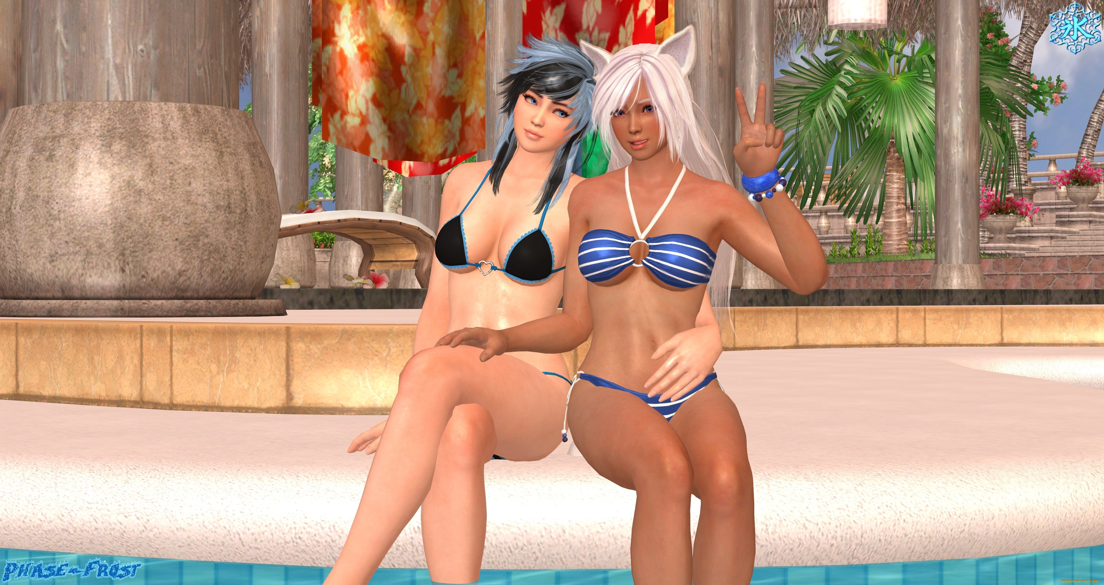 3д, графика, люди, , people, девушки, взгляд, фон