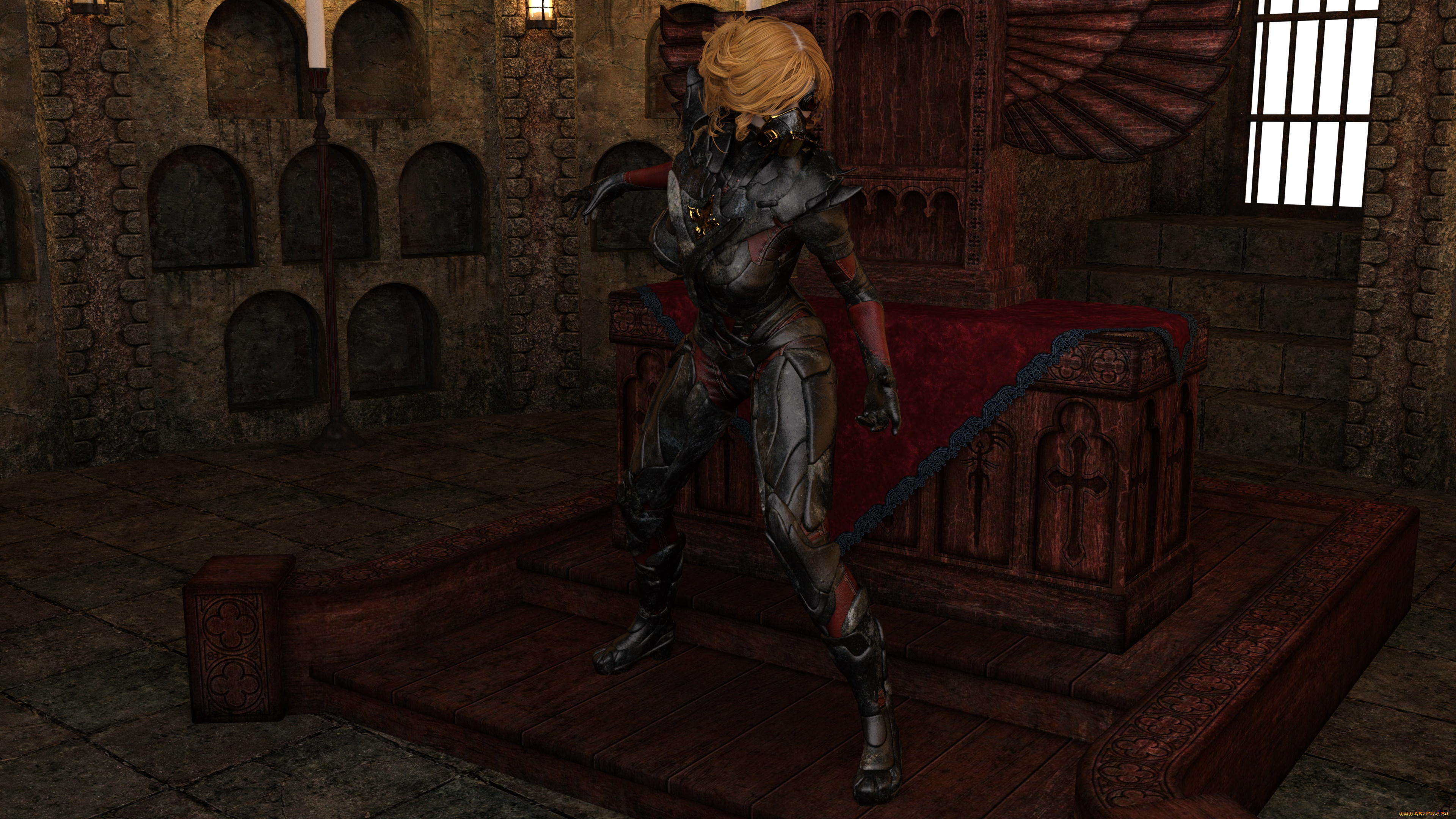 3д, графика, фантазия, , fantasy, девушка, взгляд, фон