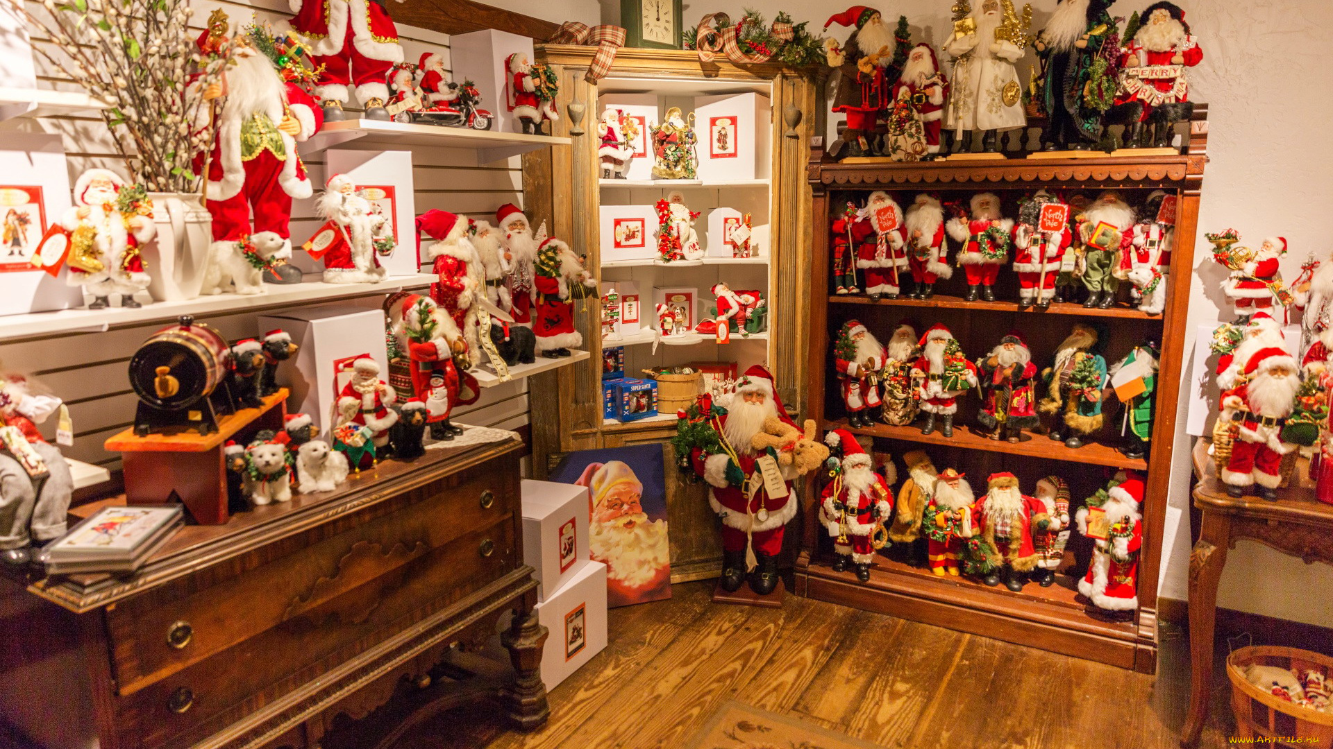 праздничные, дед, мороз, , санта, клаус, фигурки