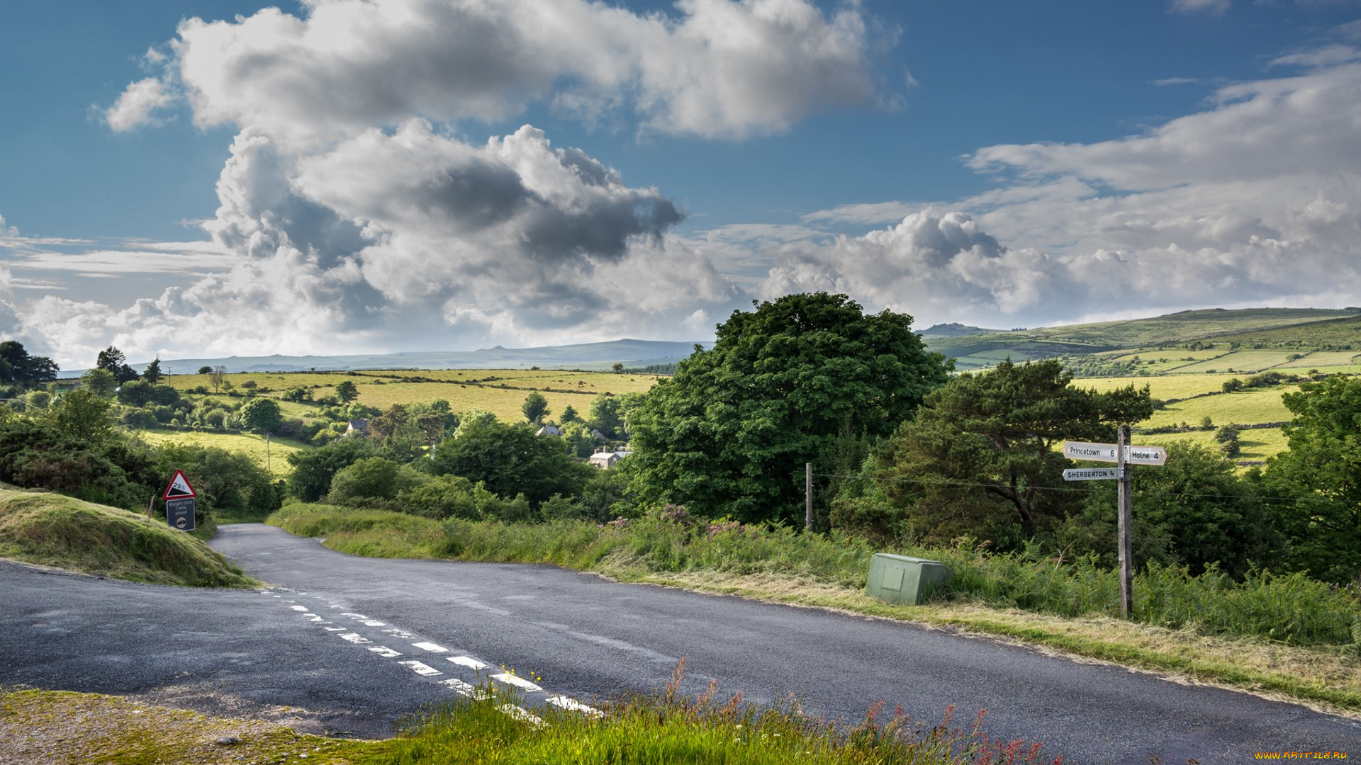 природа, дороги, простор