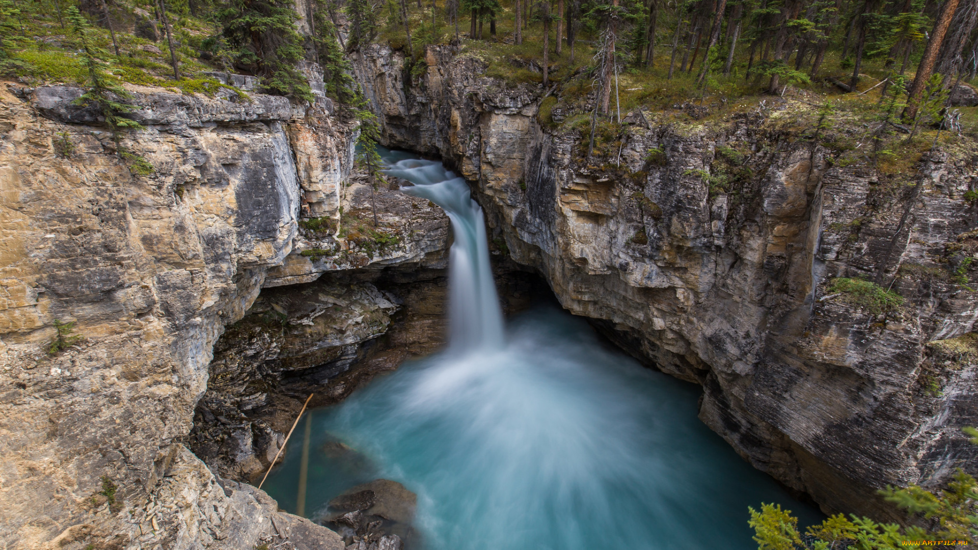 природа, водопады, простор