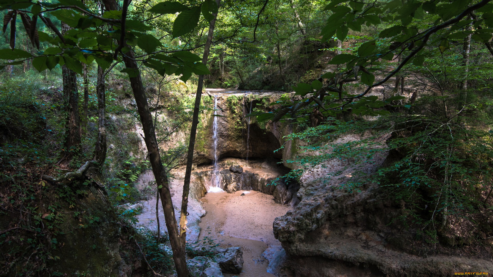 природа, водопады, простор