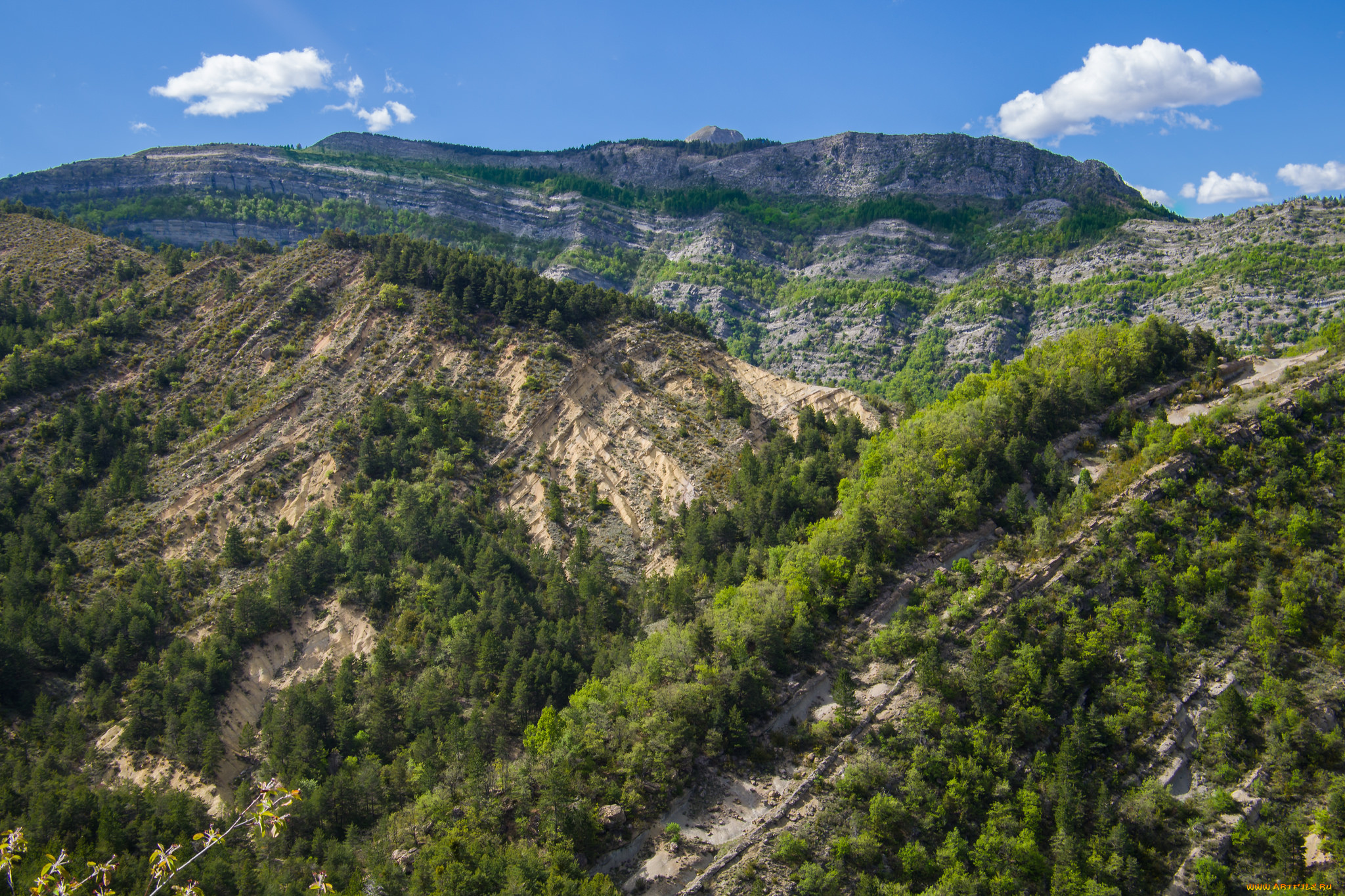 природа, горы, простор