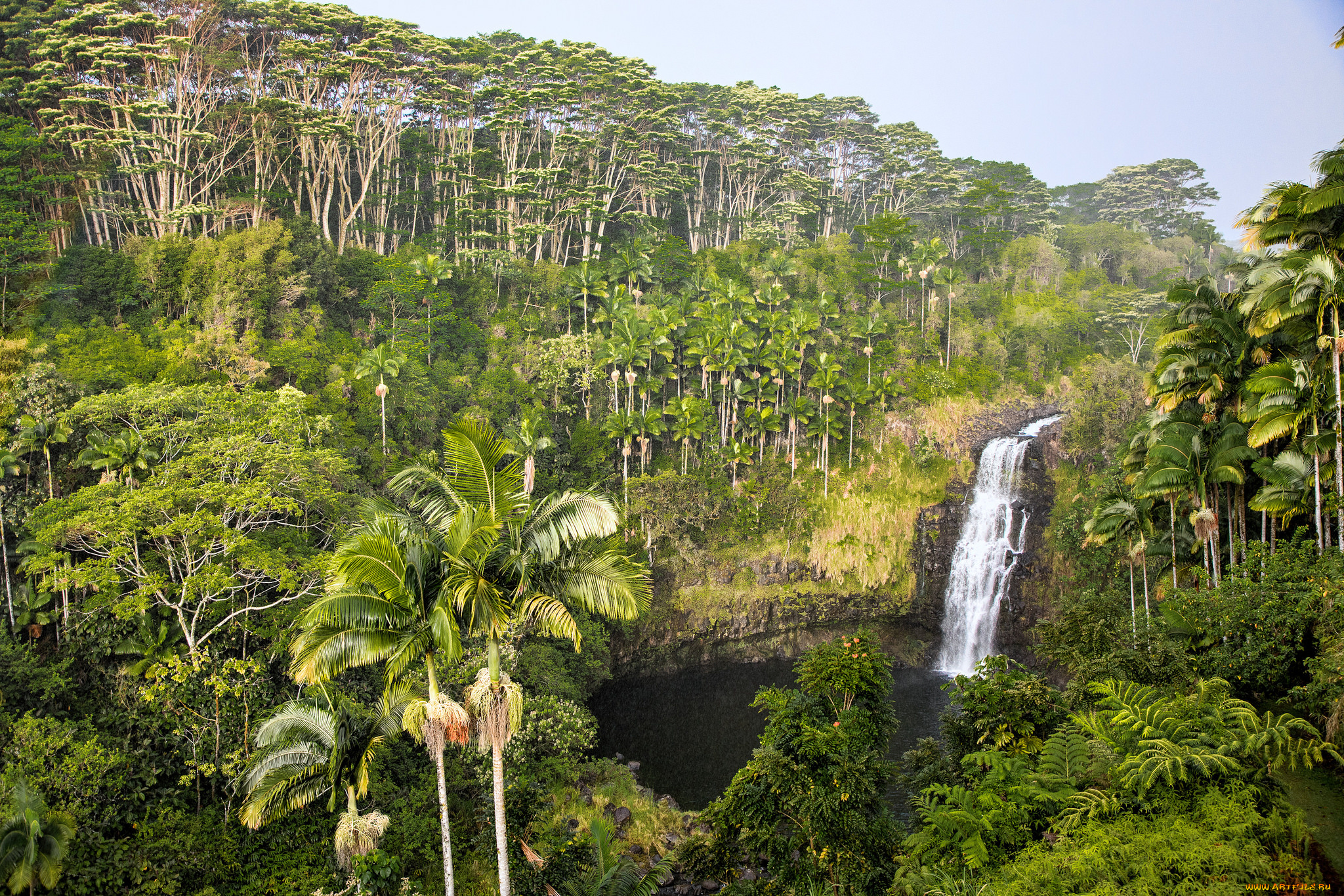 природа, водопады, простор