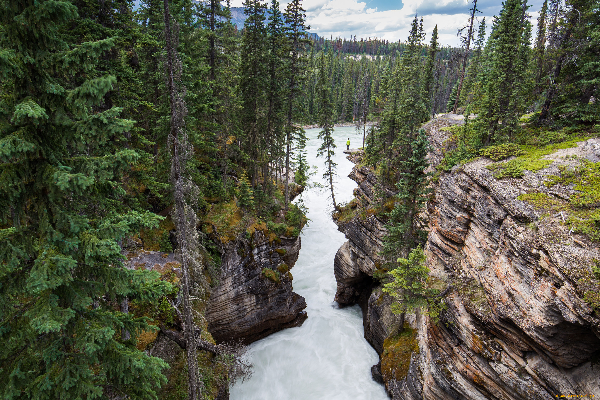 природа, водопады, простор