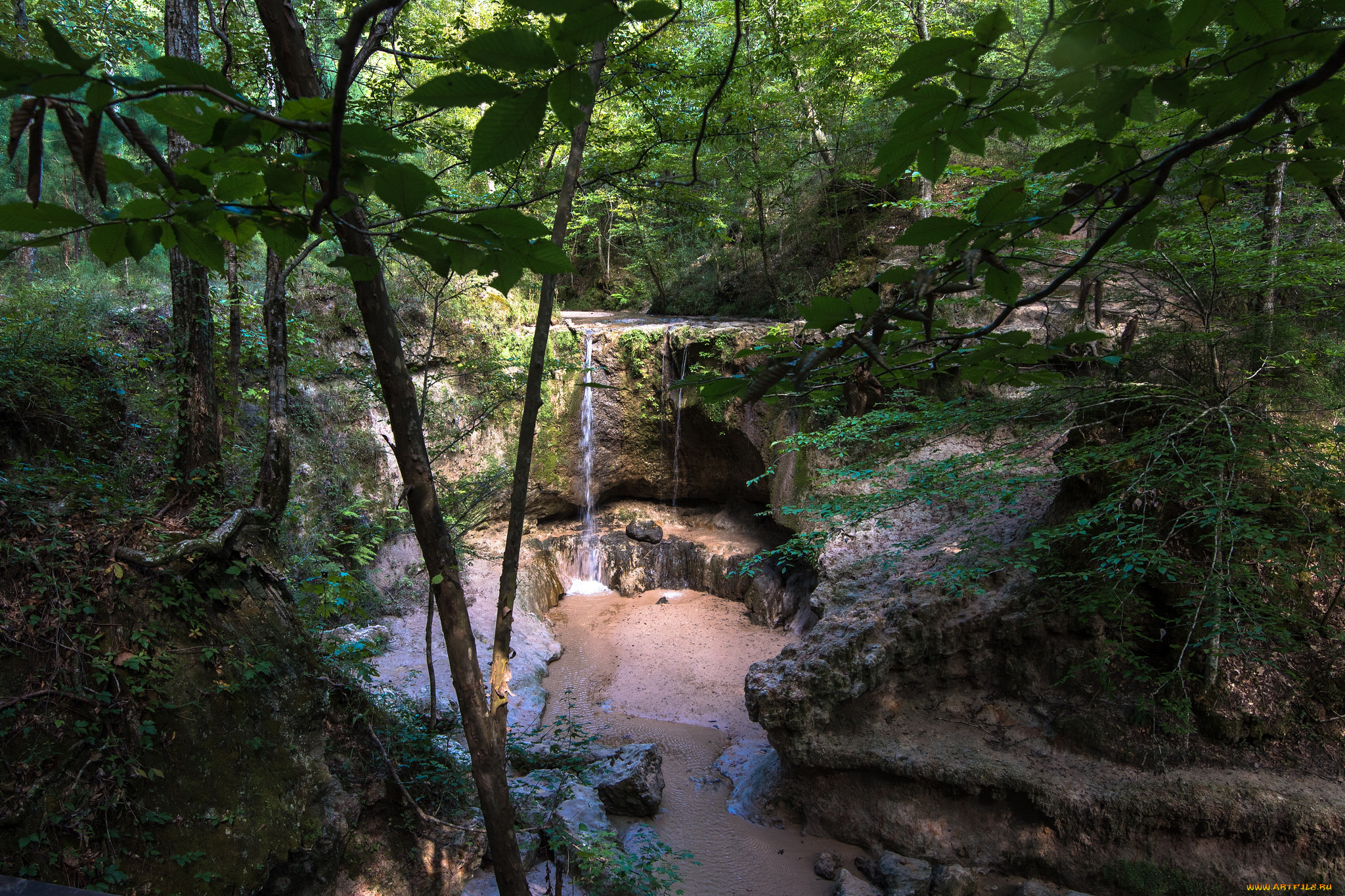 природа, водопады, простор