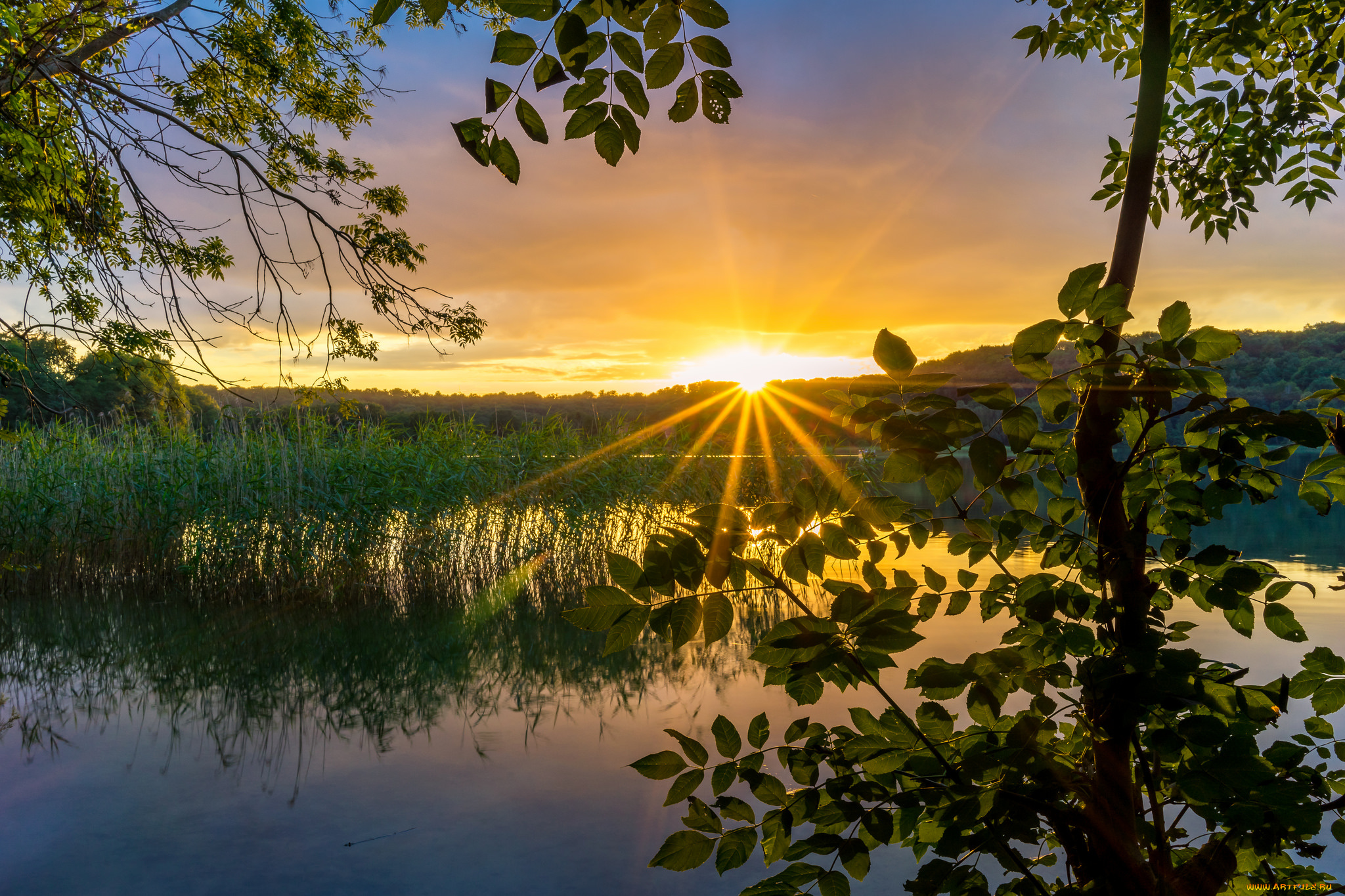 природа, восходы, закаты, простор