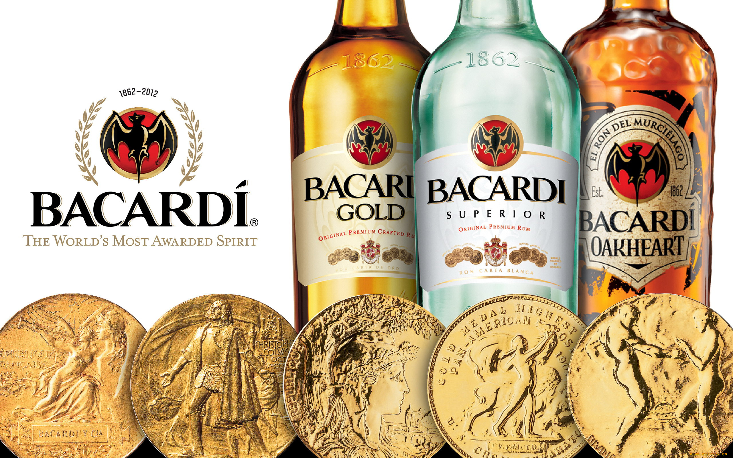 бренды, bacardi, медали
