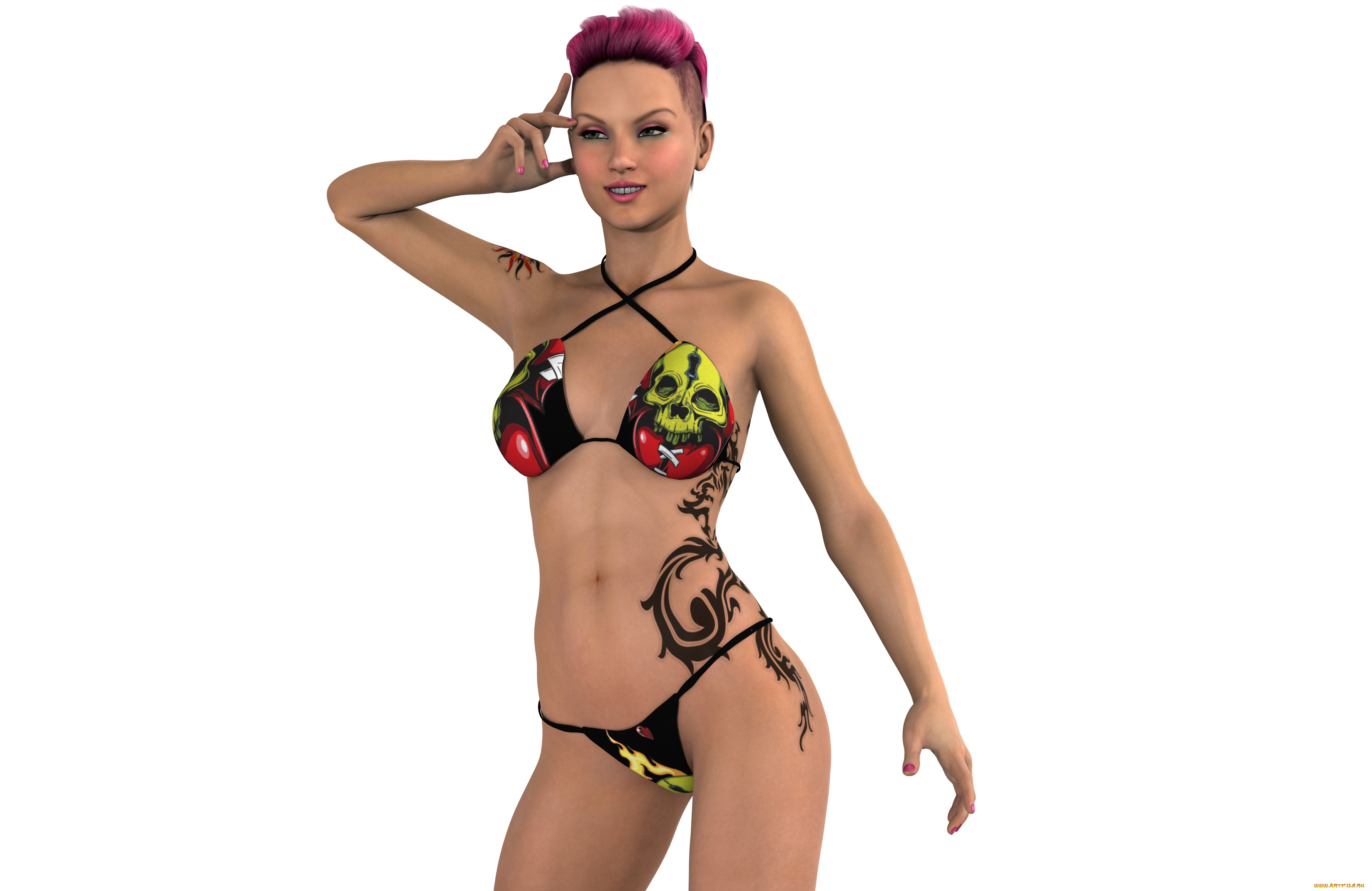 3д, графика, люди, , people, фон, взгляд, девушка