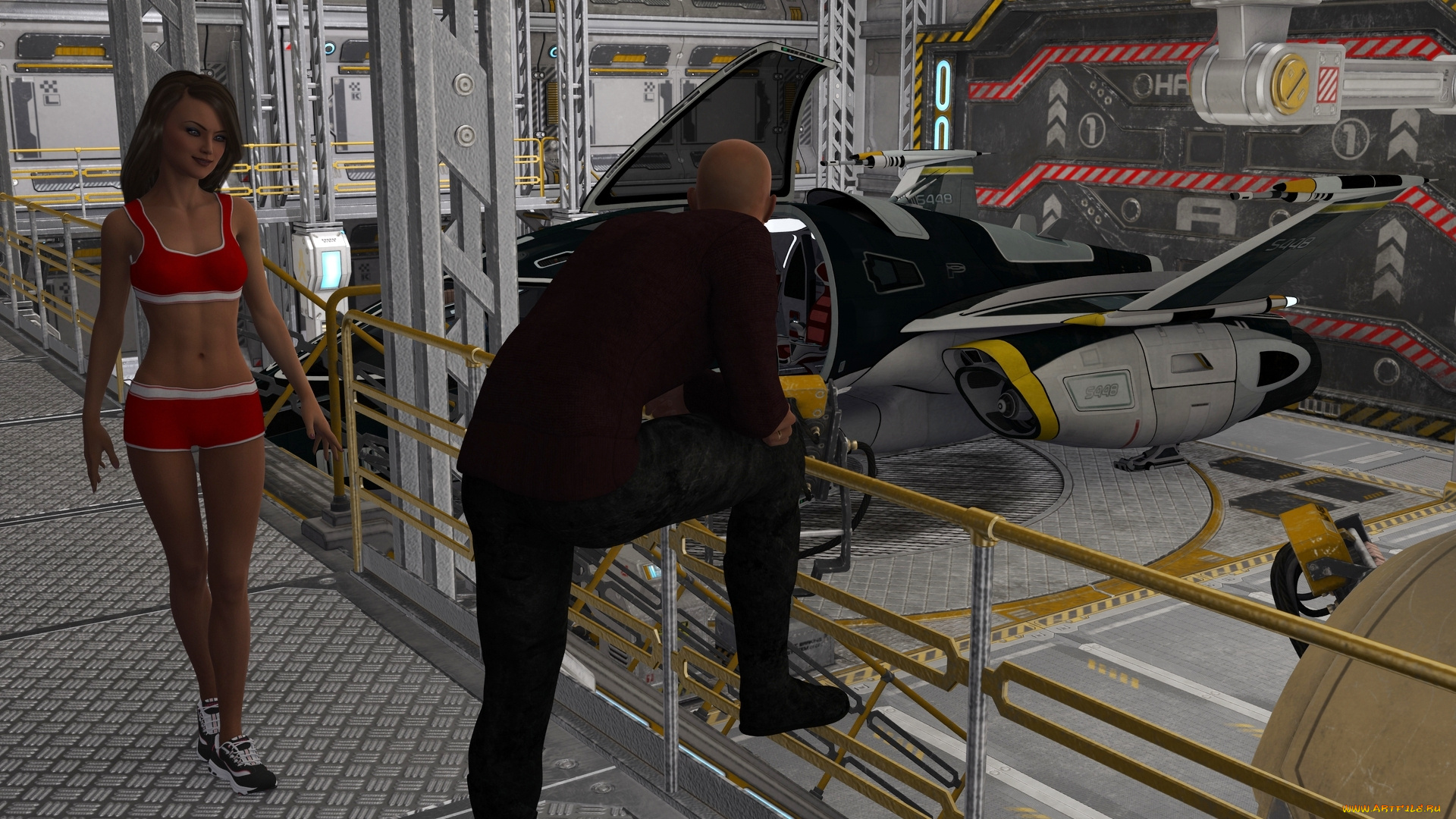 3д, графика, фантазия, , fantasy, девушка, фон, взгляд