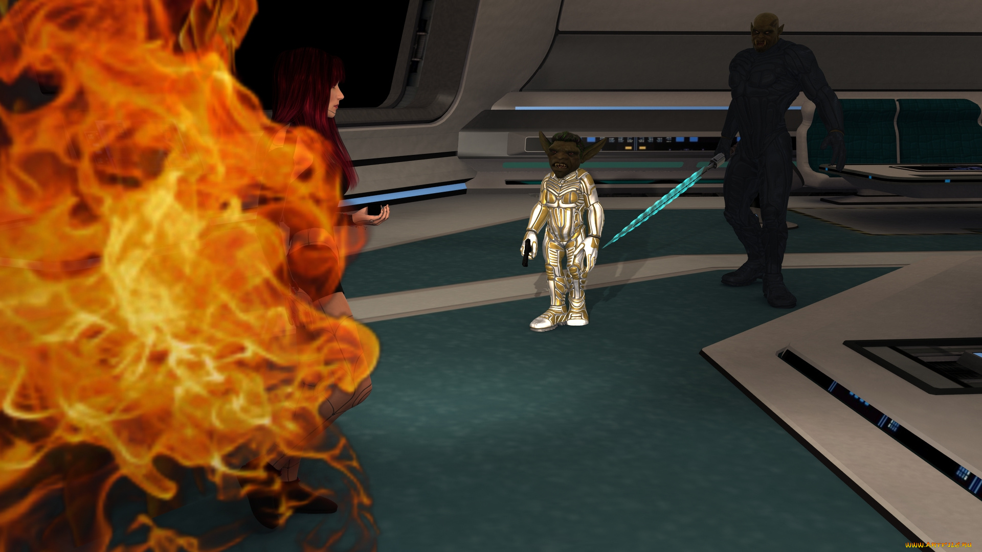 3д, графика, фантазия, , fantasy, фон, взгляд, девушка